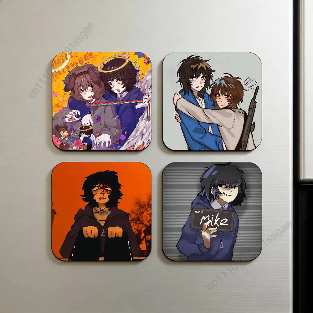 

onewheatmark Will and Mike Fridge Magnets, Decorative Refrigerator Magnets for Home Kitchen Decor, Strong Magnet Stickers