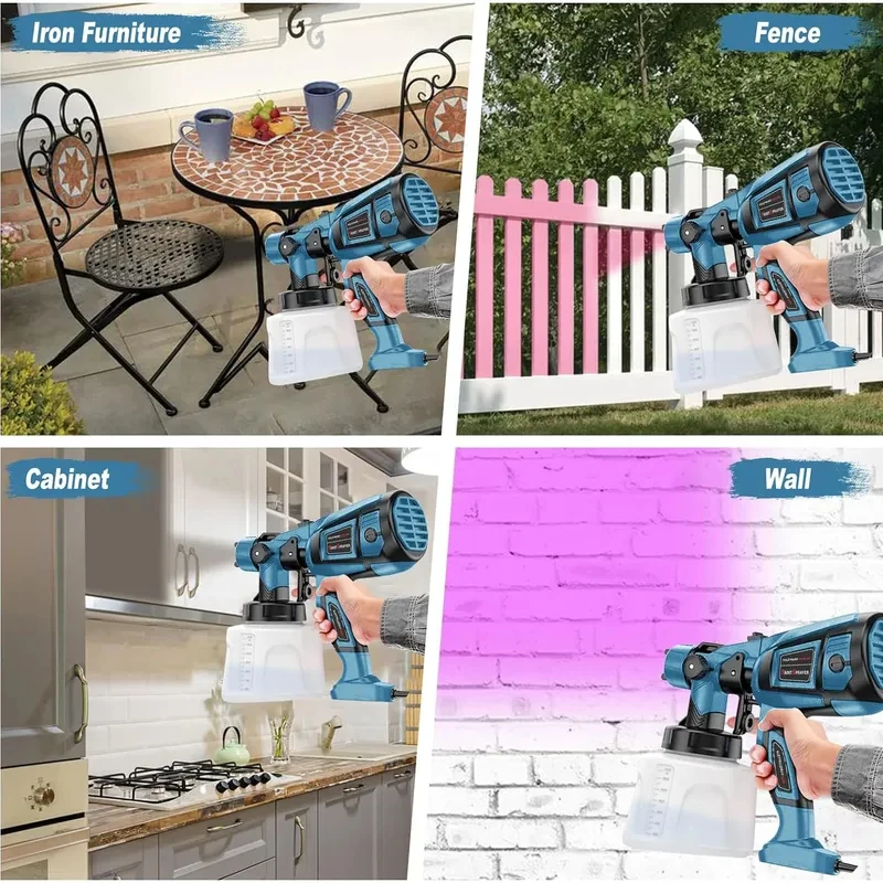 800W 1400ml 전기 스프레이 건 HVLP 페인트 - Electric Paint Sprayer 800W 리뷰 및 가격