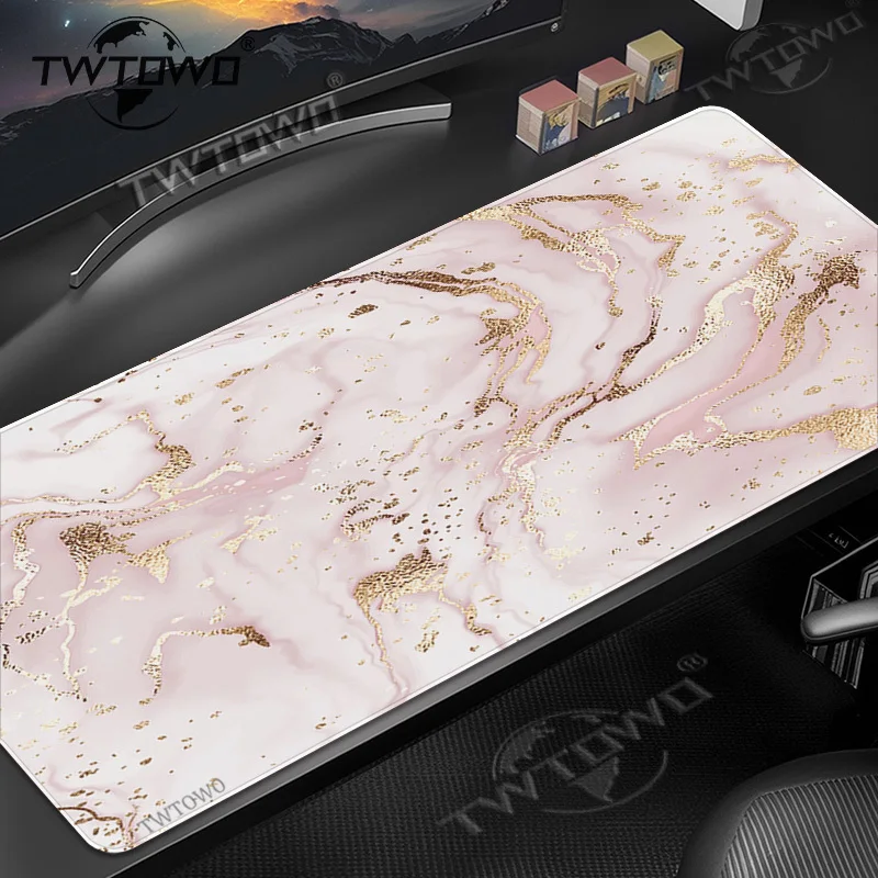 마우스 패드 패션 대리석 게이머 프린트 온디맨드 컴퓨터 맞춤형 HD 마우스패드 XXL 데스크 매트 논슬립 컴퓨터 마우스 매트