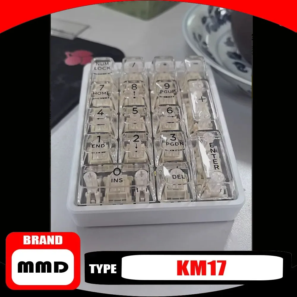 

Mmd Km17 Numpad Keyboard Aluminum Alloy Full Key Custom Numerical Mechanical Via Gift Small Keyboard for Designer Portable New