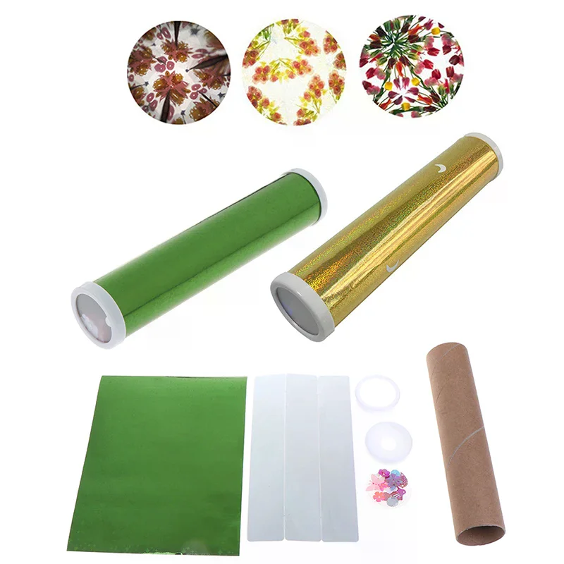 

Accessory Diy Colored Rotating Kaleidoscope Kits Science Educational Craft Kid Toys Practic
