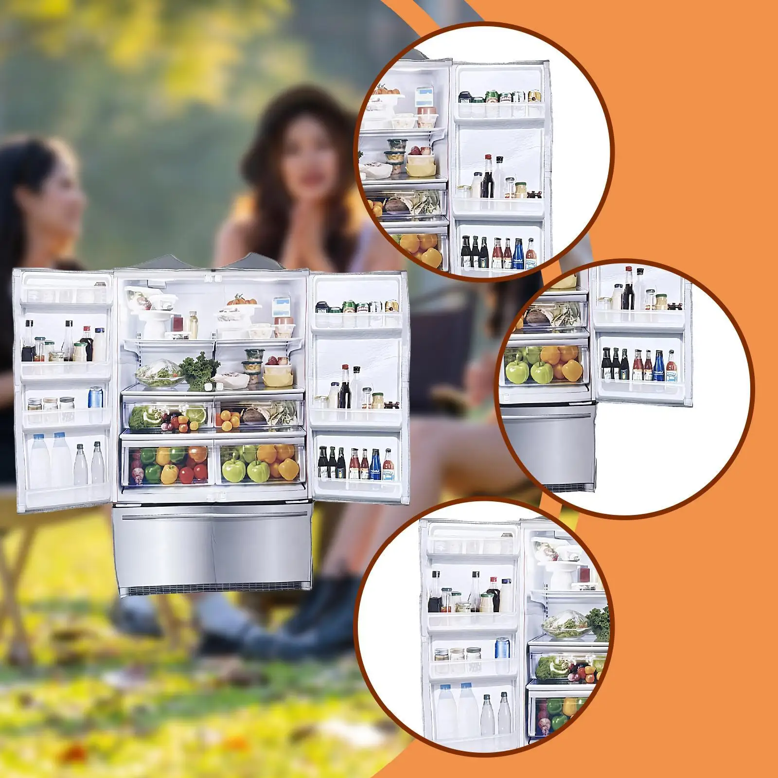 Kostium Lodówka Cosplay Nowość dla Kobiet i Mężczyzn Strój na Festiwal Karnawał