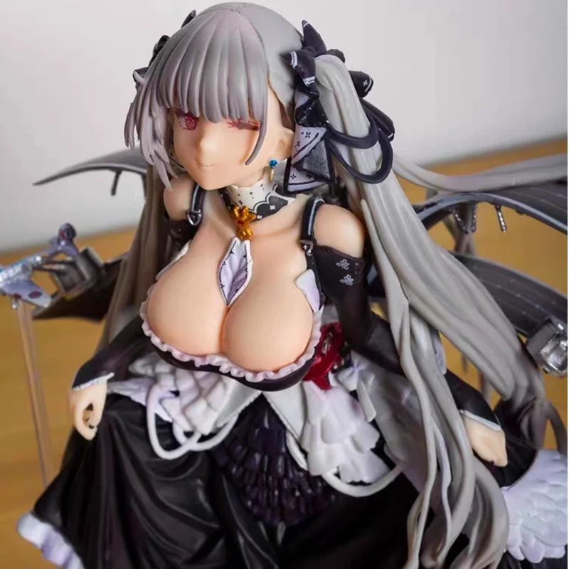 Em estoque azur lane formidable empregada imagem figura de ação anime jogo periférico estatueta modelo colecionável ornamento de mesa presente
