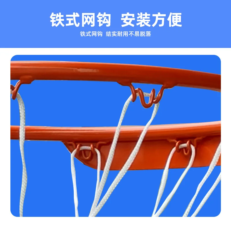 An der Wand montierter Basketballkorb für Erwachsene im Innen- und Außenbereich, tragbar, verstärkt, solide, mit Dunk-Fähigkeit, Gerichtsausrüstungsrahmen