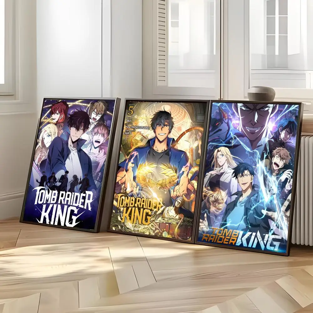 Epic Manhwa T-Tomb Raider King Poster Distinct Home Decor Concepts Chic Indoor Art Pieces