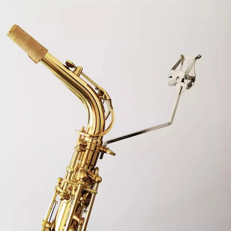 Clip para Partituras de Saxofón, Clip Portátil para Atril de Orquesta, Soporte Musical Cuadrado/Circular para Saxofón, Piezas para Instrumentos de Viento