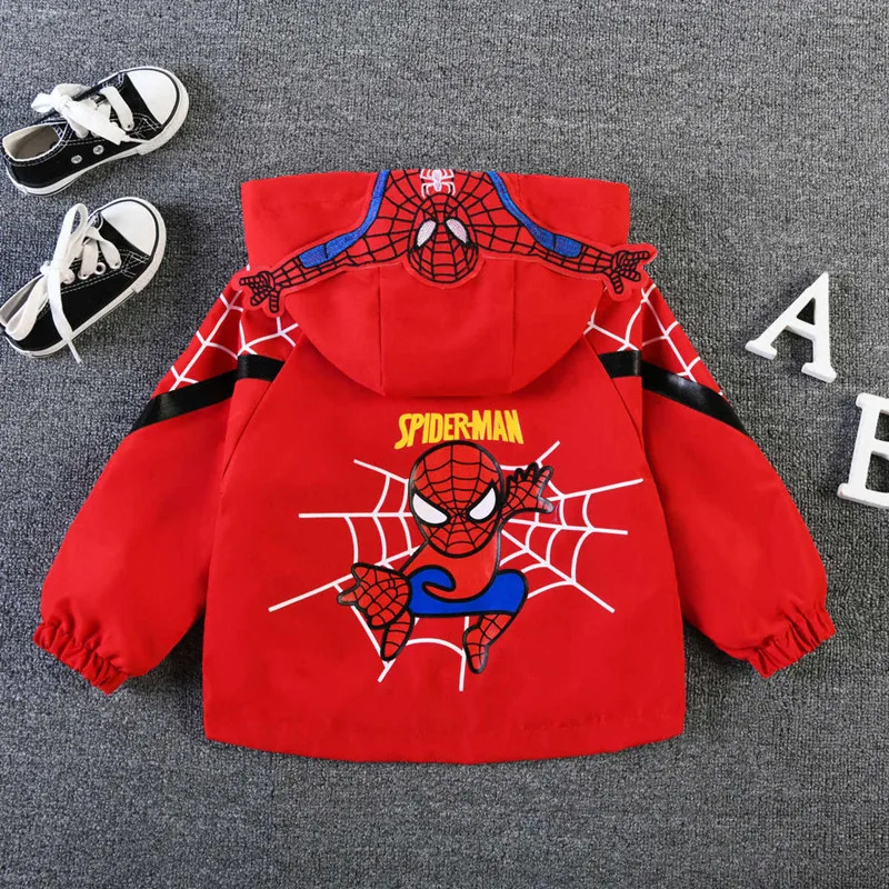 Giacche da cartone animato per neonati giacche da supereroe di moda per ragazzi capispalla per bambini abbigliamento stile Cool giacche per bambini