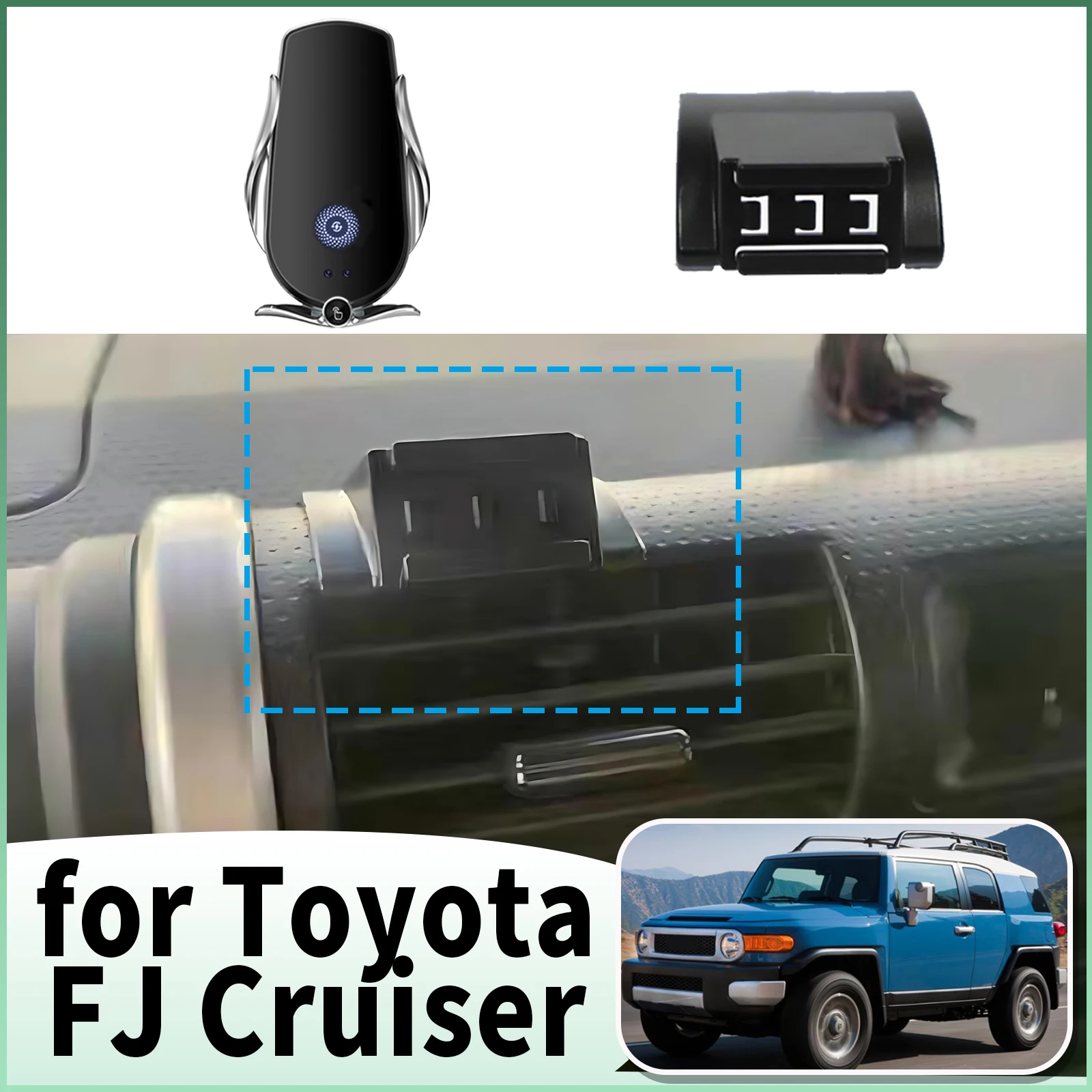 

fit for Toyota FJ Cruiser Specific Dashboard Navigation Phone Holder Mount Design Car​​ accessoires