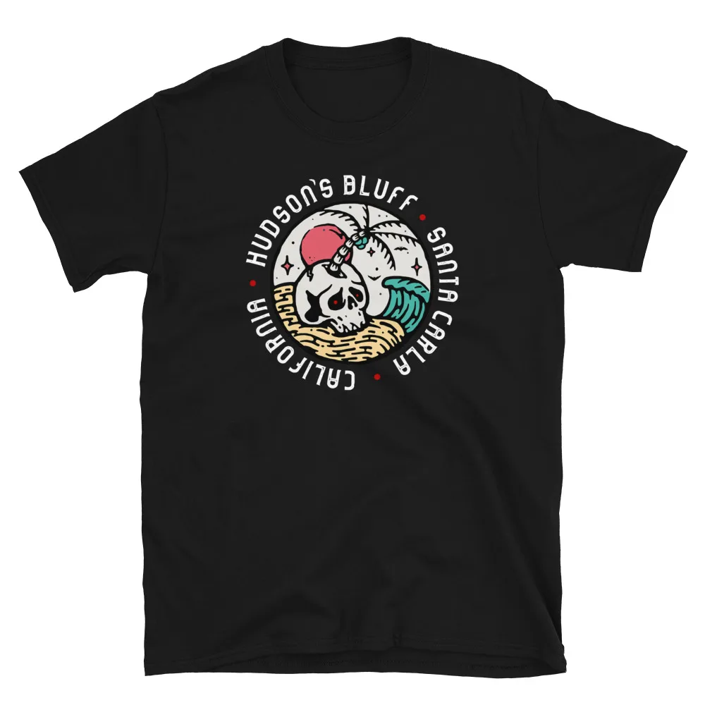 Camiseta The Lost Boys Santa Carla Skull para hombre y mujer, camiseta Retro de algodón con estampado de vampiro, ropa de calle de manga corta, camiseta Unisex