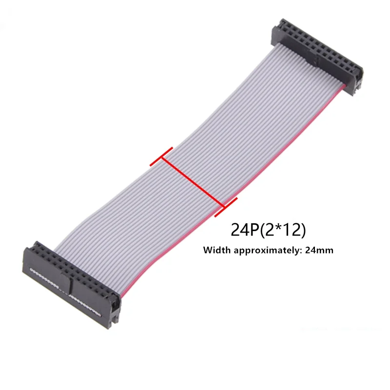 FC2.0 Graues Bandkabel JTAG 10cm-1m Doppelkopf-Download 1,0mm Leitungsabstand IDC-Leitung 6P-60P Gleiche Richtung für Elektronik – Detail 13