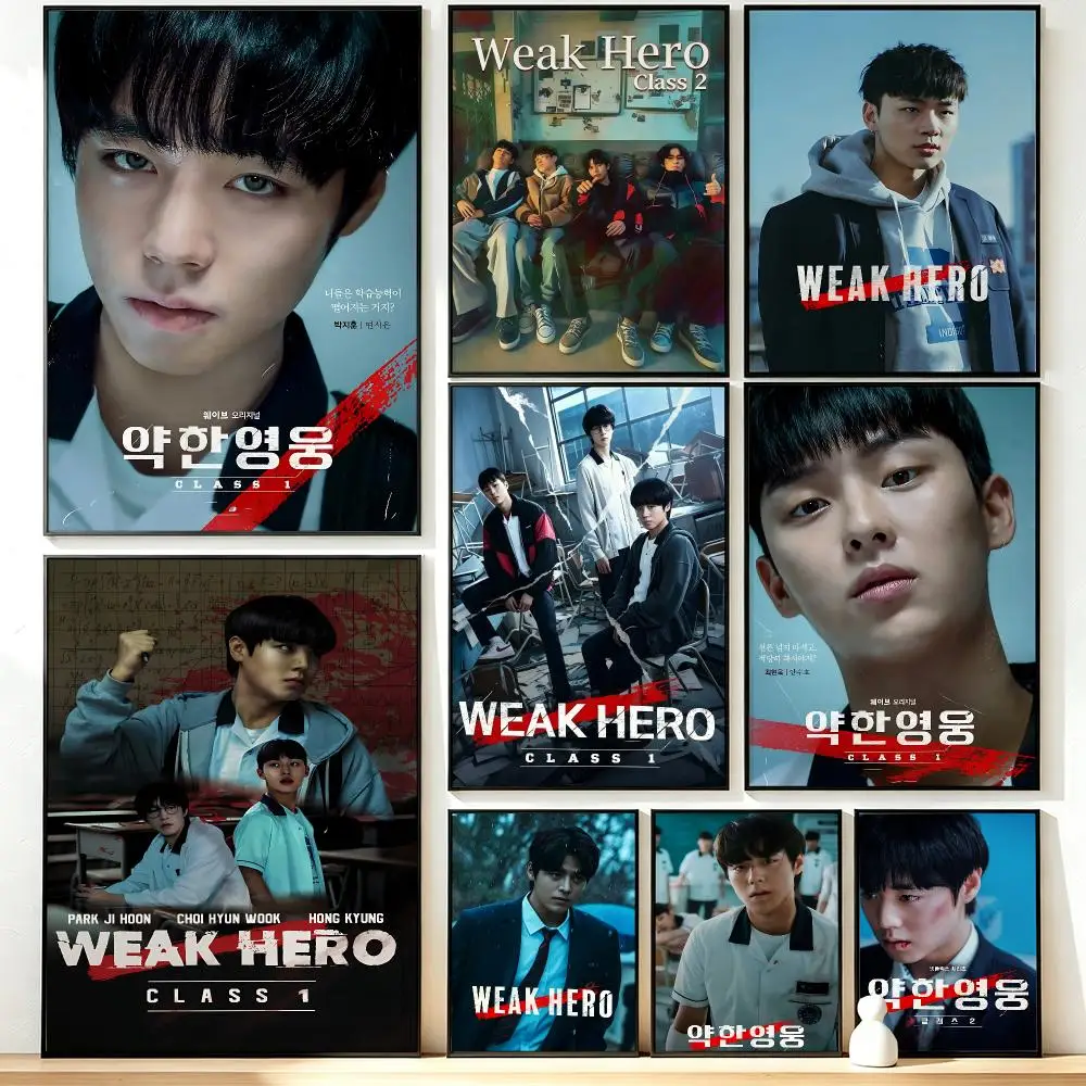 Modern Aesthetic Wall Art Poster manhwa Weak Hero Class 1 Poster for Office Home Decor Interior Large Wall Picture Print