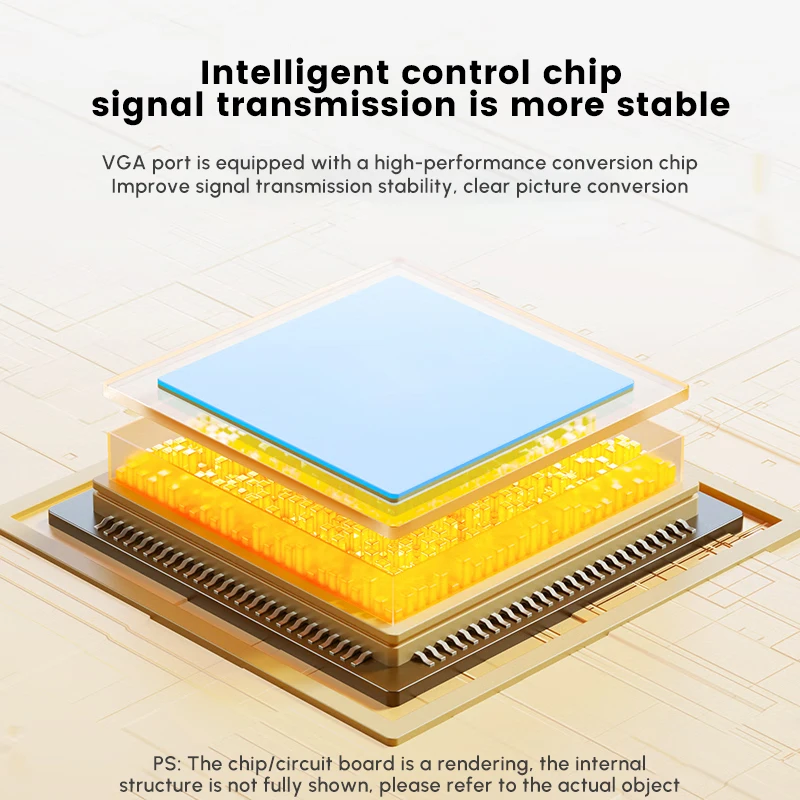 UGREEN HD MI a VGA Cable 1080P HD-MI macho a VGA macho M/M Cable convertidor de vídeo adaptador VGA