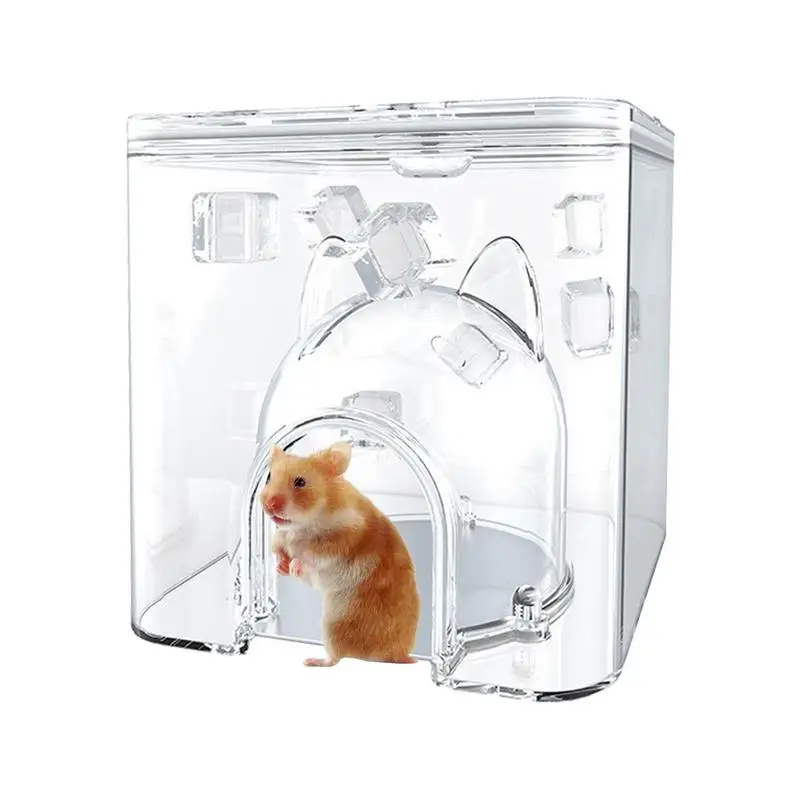 Hamster Summer Cooling Hut Water Cube Aluminum Plate Heat Dissipation Hamster Igloo Small Pet House Pets Supplies