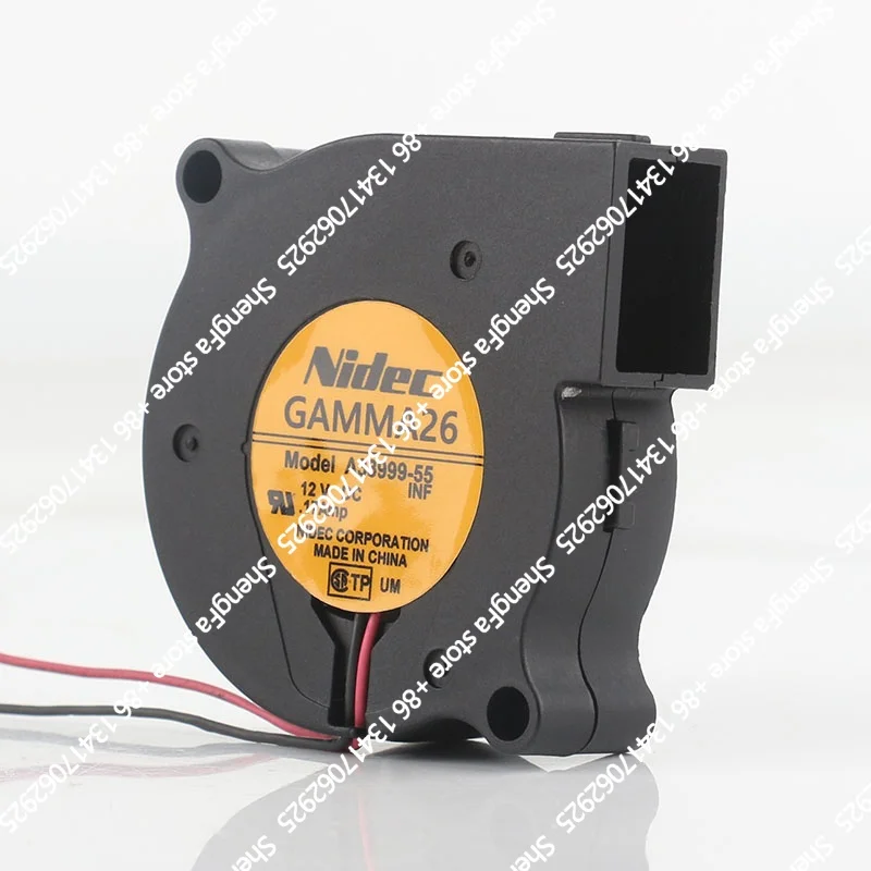 Оригинальный вентилятор Nidec 5V 24V 48V DC 12V 0.17A 5015 5CM 50X50X15MM, турбинный, бесшумный, с двойным шарикоподшипником, A33999-55, охлаждающий вентилятор.