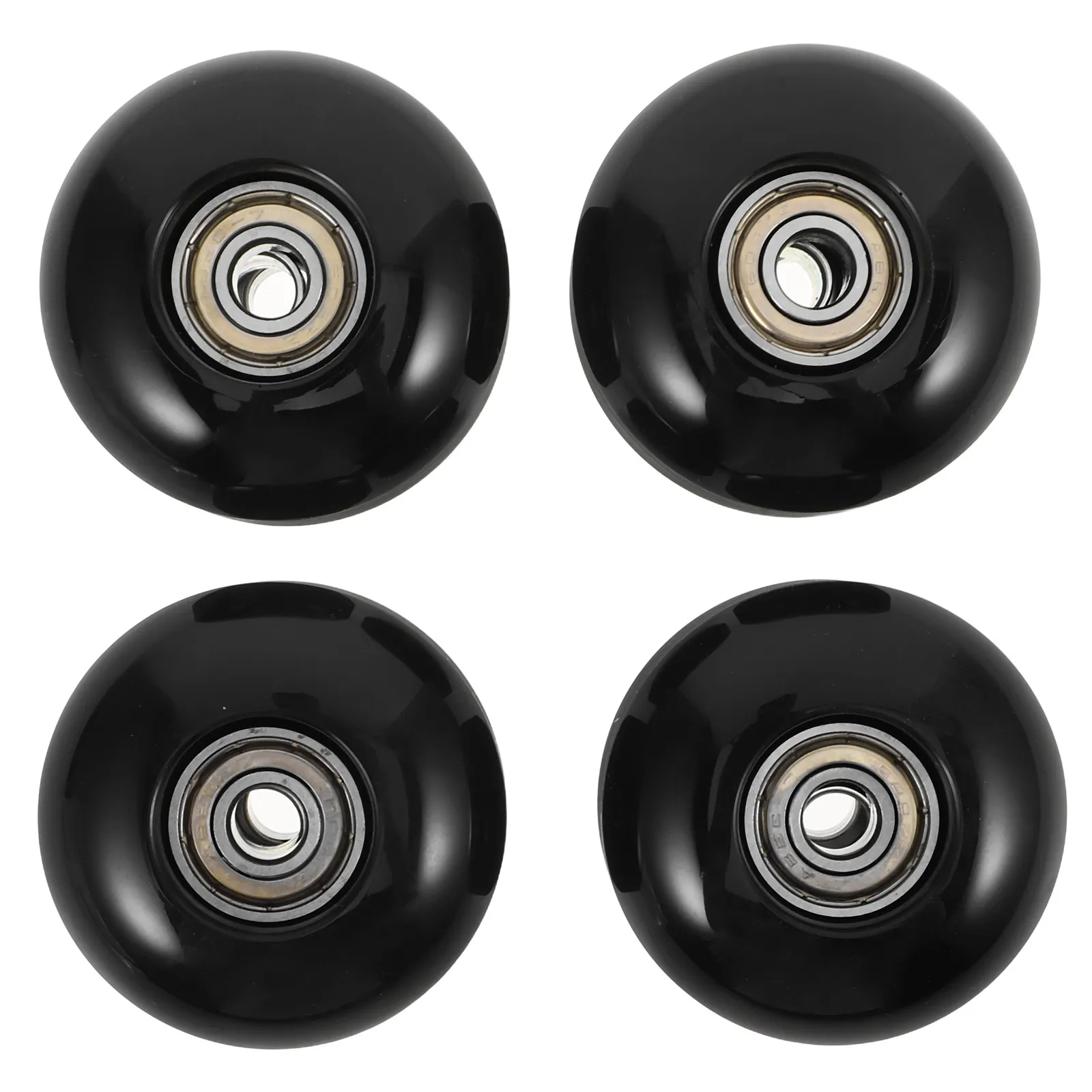

4pcs Pu Skateboard Wheels Set Replacement Wheels For Tricks High Durability Absorption Long Lifespan