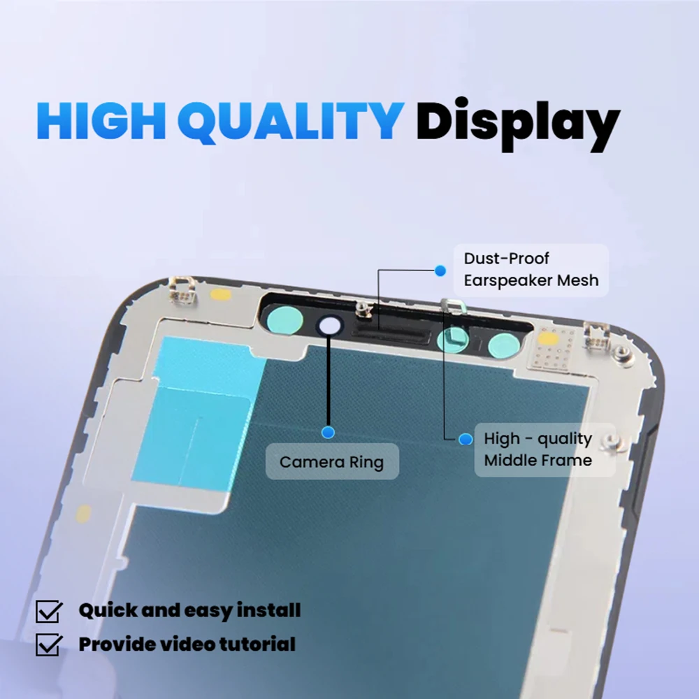 Großhandel LCD für iPhone XS Incell OLED Display Touchscreen Digitizer Baugruppe Ersatzbildschirm Handy-Reparaturteile – Detail 3