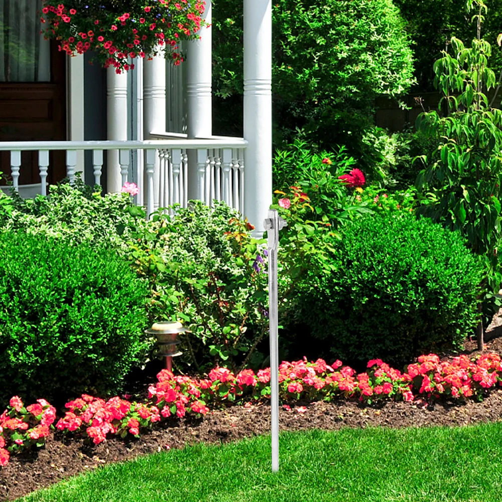 2 stks Staaf Handige Aardstaaf Aardpaal Pin Voor Antenne Draagbare Metalen Aarding Staak Bescherming Aarding Draad