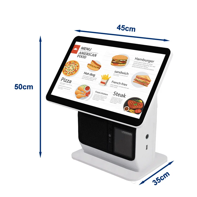 MS15.6 Inch Capacitive Touch Screen Pos Terminal Windows Pos Single Screen Pos System I3 I5 Cpu Optional