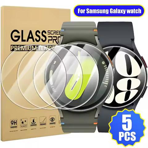 Tempered Glass for Samsung Galaxy Watch Smartwatch Films for Samsung Galaxy Watch 3 4 5 6 7 40/44mm Classic HD Screen Protectors