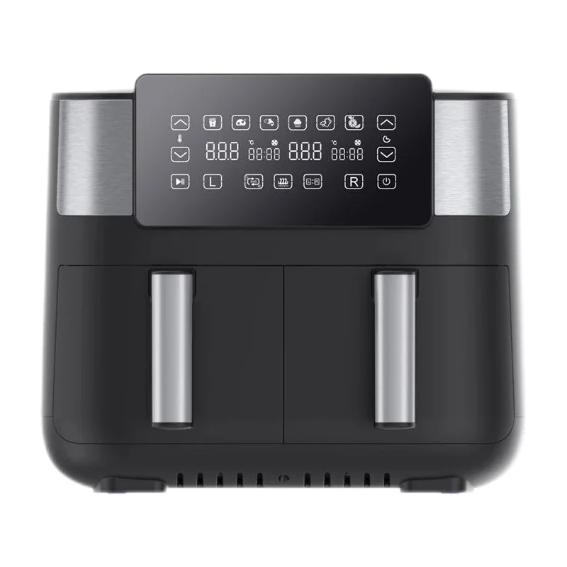 

-Design 8 Preset Cooking Menus With 2 Independent Nonstick Frying Baskets 8L Dual Basket Air Fryer