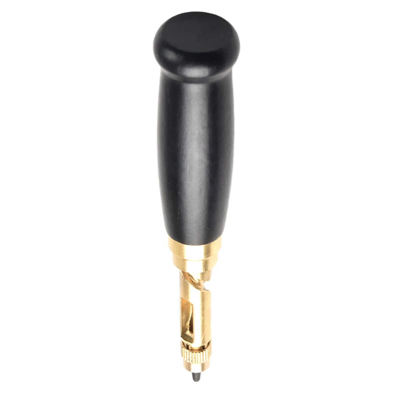 Leather Hole Puncher with 6 Tip Sizes 1 54mm to 4mm and Automatic Belt Screw for Accurate Vertical Punching in Crafts and Sewing