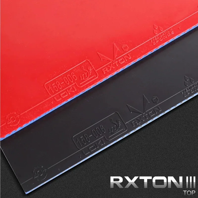

LOKI RXTON III/V TOP Table Tennis Rubber Sheet ITTF Approved Non-Sticky Pimples in Ping Pong Rubber Table Tennis Rubber