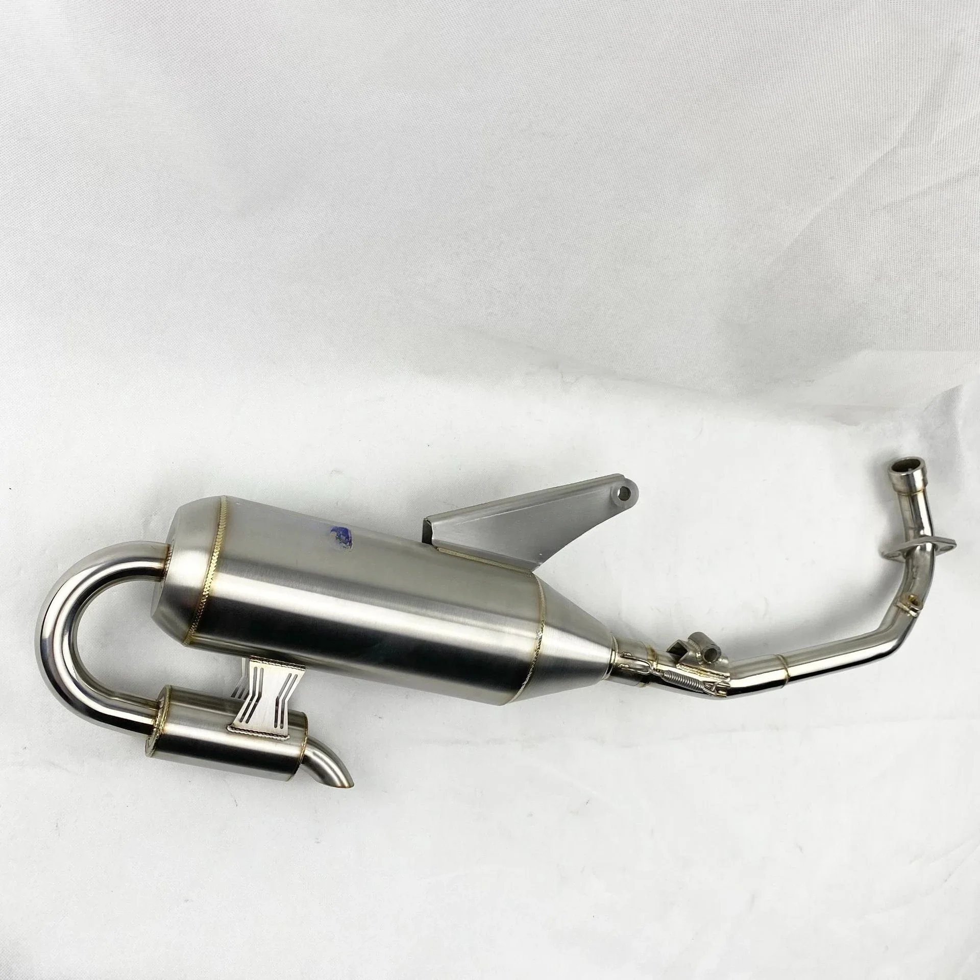 

DRG150 stainless steel exhaust pipe drg158 back pressure silent barb style muffler exhaust pipe