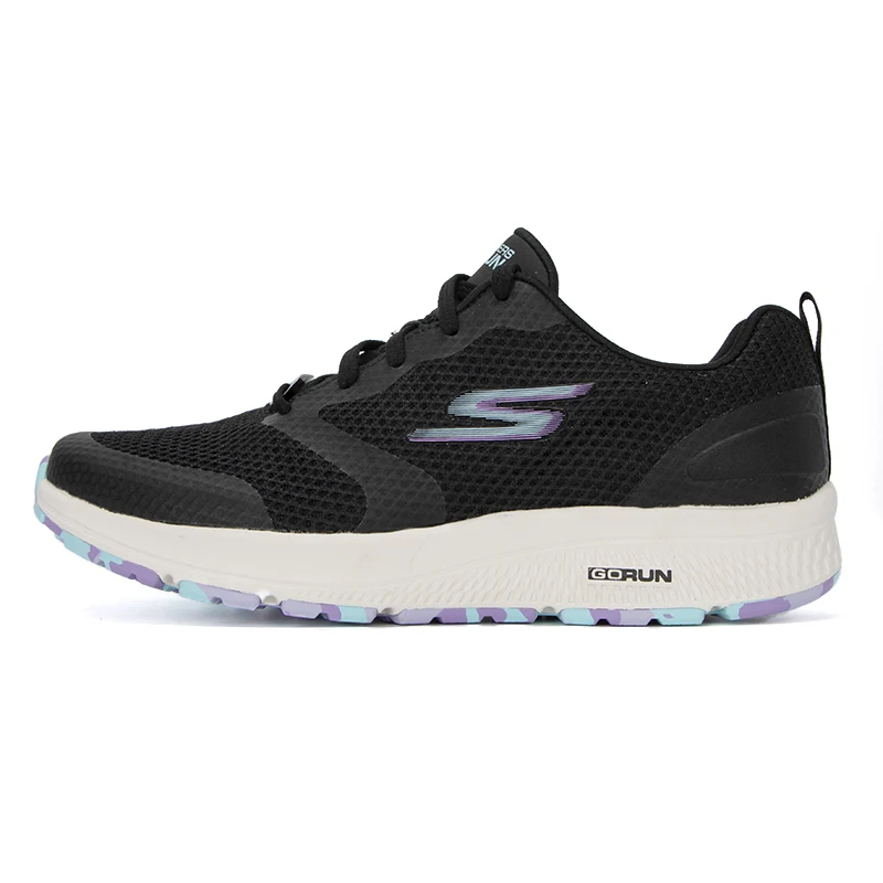 

Skechers Women's Shoes Sports Shoes Fashionable Plaid Breathable Casual Shoes Fitness Training Cushioning Running Shoes 128292-Bklv