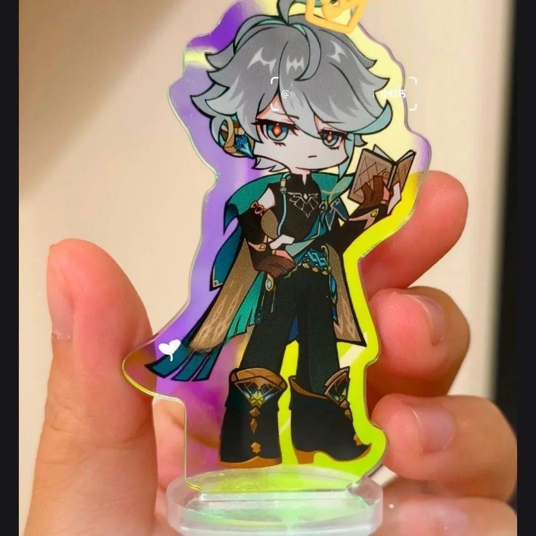 

New popular Genshin Impact Elheisen Cosplay Acrylic Periphery Ins Style Student Ornament Gift Plaque