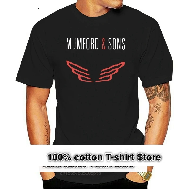 New Mumford Sons Rock Band UK British Black T-shirt Mens Tee Size S to XXXL