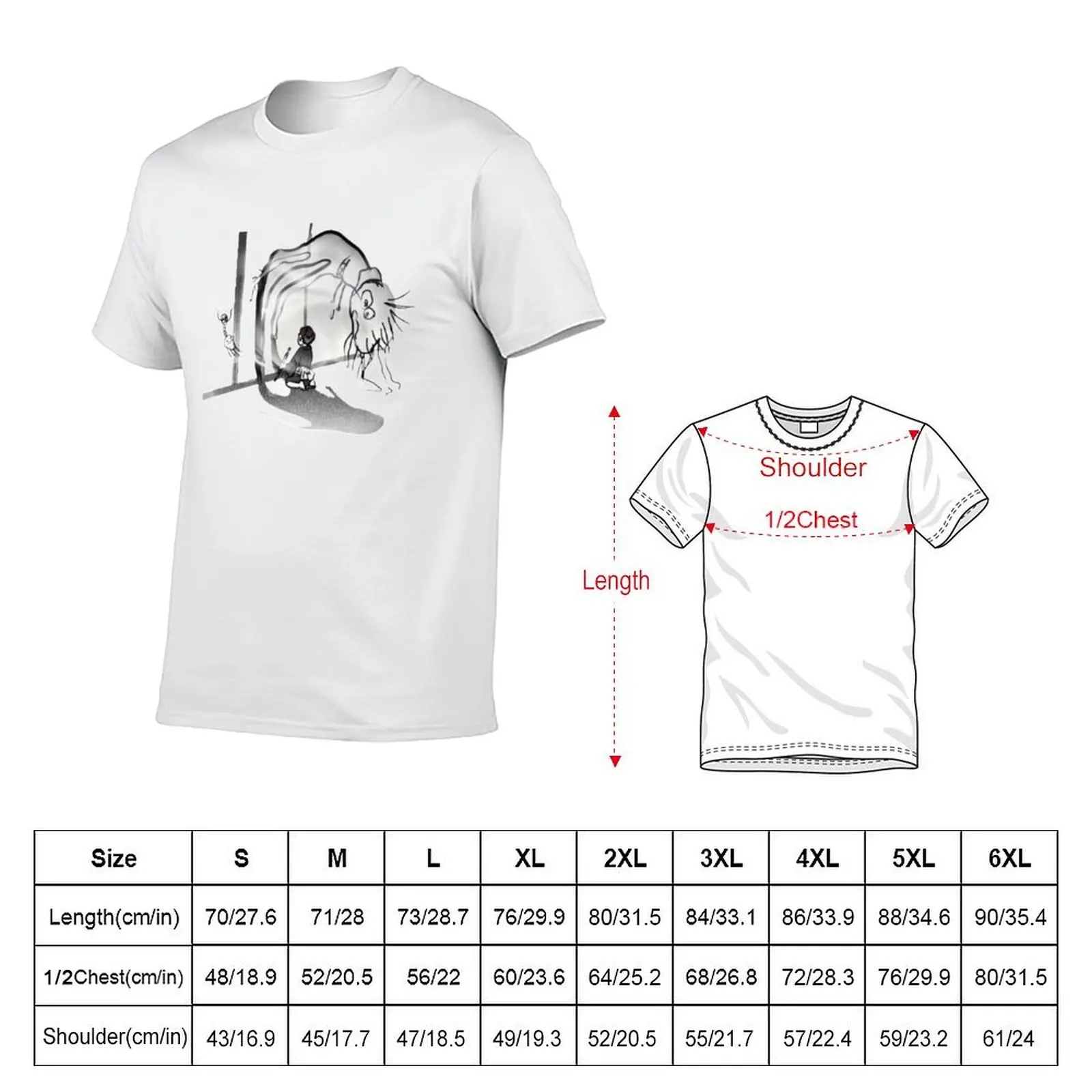 Mushishi Drawing Boy T-Shirt cotton t shirts man 100% t shirts for man pack white essential t shirt T-shirt view 2