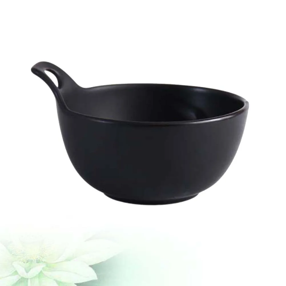 

1Pcs Ceramic Oven Dish Premium Material Creative Serving Bowl for Dessert Salad Snacks Fruit Food Tableware Black