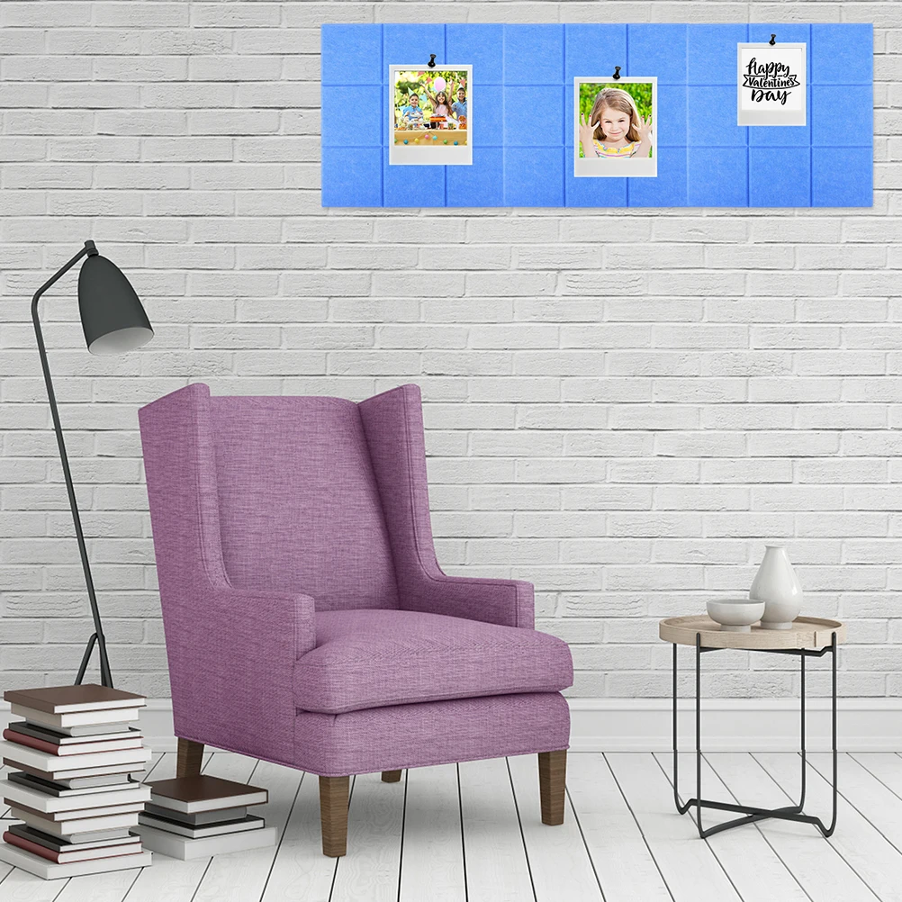 

6 pcs Sound Absorbing Panel Sound Insulation Wall Absorbing Panels Felt Wall Stickers Acoustic Soundproof Insulation Panels