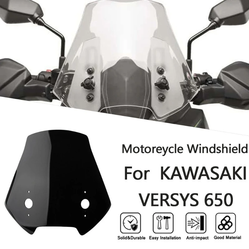 For Kawasaki VERSYS 650 2014-2020 Retrofit Special Front Windshield Windshield, Motorcycle Accessories