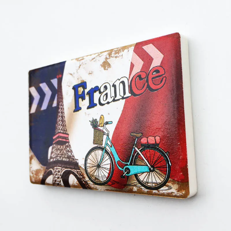 Refrigerator Magnet France Italy Germany Flag Refrigerator Magnetic Sticker Souvenir Home Decor Britain Fridge Magnet Kids Gifts