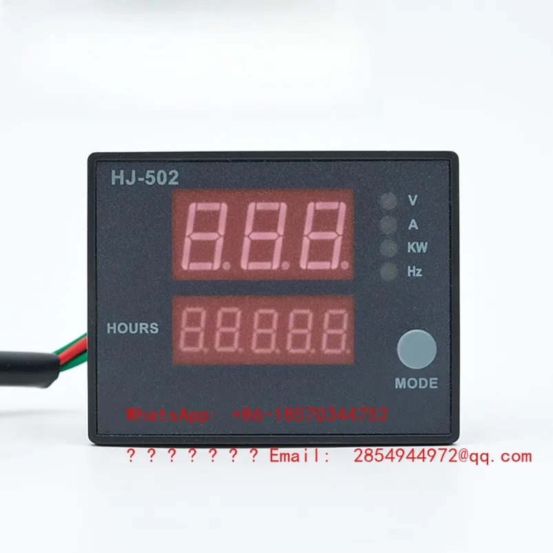 Generator Unit Voltage Frequency Current Power Operation Timing 5-in-1 Digital Display Meter HJ-502 Digital Display Instrument