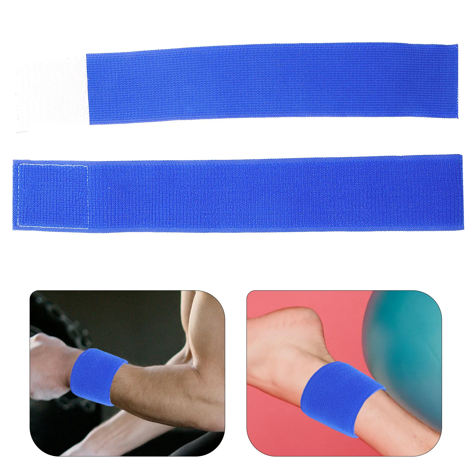 2Pcs Sticky Foot Bands Flexible Soft Yoga Training Straps for Feet Stability Support Sticky Toes Yoga Training Foot Strap