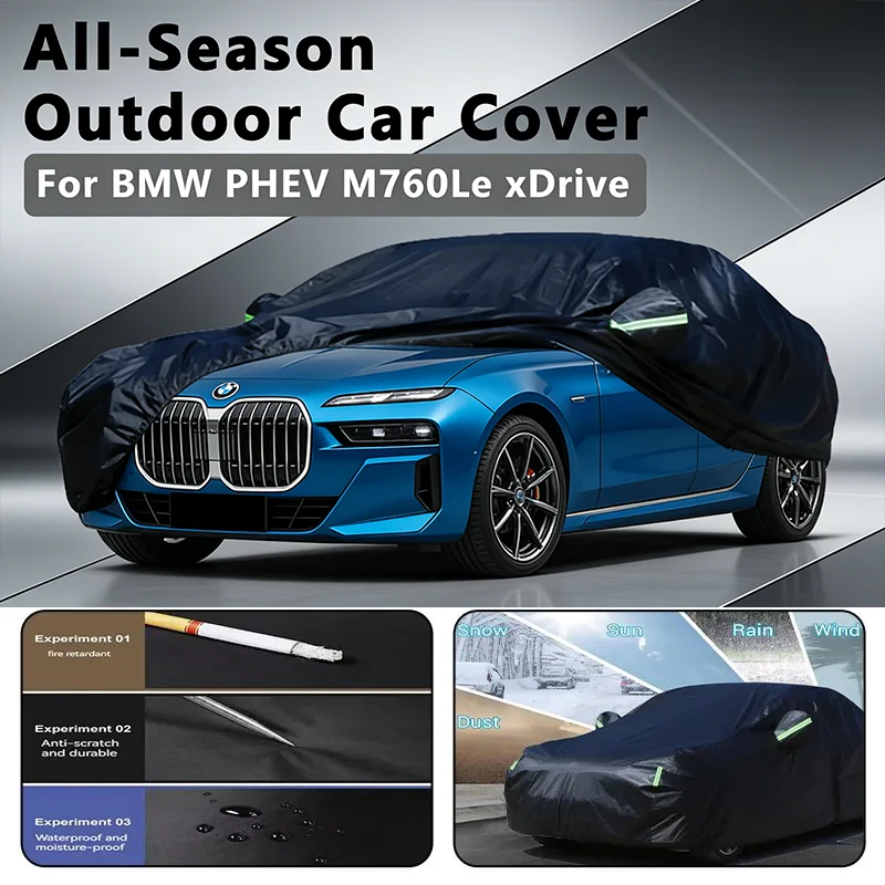 

Car covers for BMW PHEV M760Le xDrive Outdoor Protection Full Car Covers Snow Cover Sunshade Waterproof Dustproof Exterior
