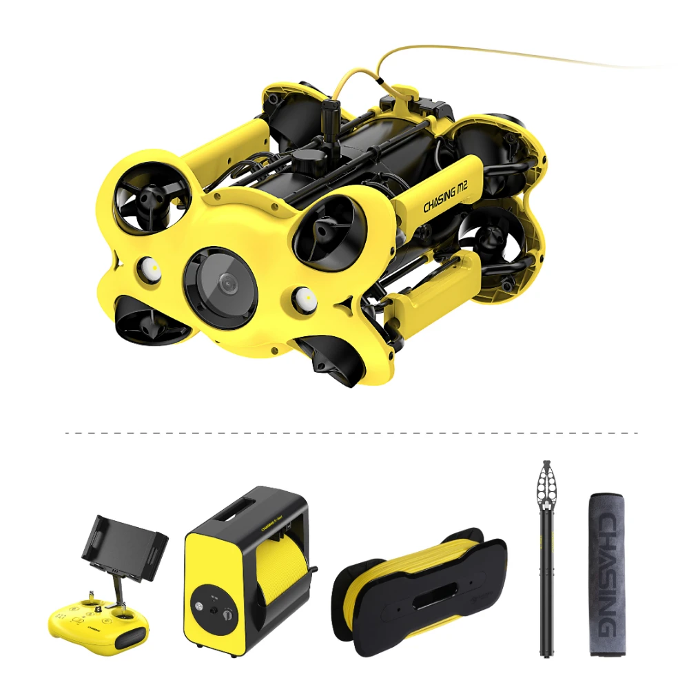 Underwater Rov with Joystick Waterproof Drone GPS 15m Robot Underwater Camera Fish Finder for Fishing and Diving