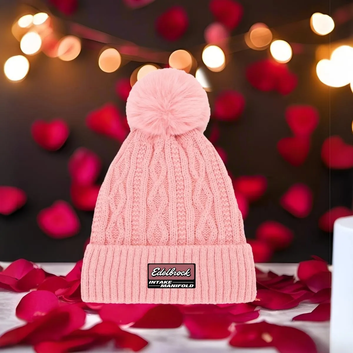 Edelbro New Unisex Pom Pom Knit - قبعة شتوية متعددة الألوان مع تصميم طباعة مخصص للرجال والنساء #2