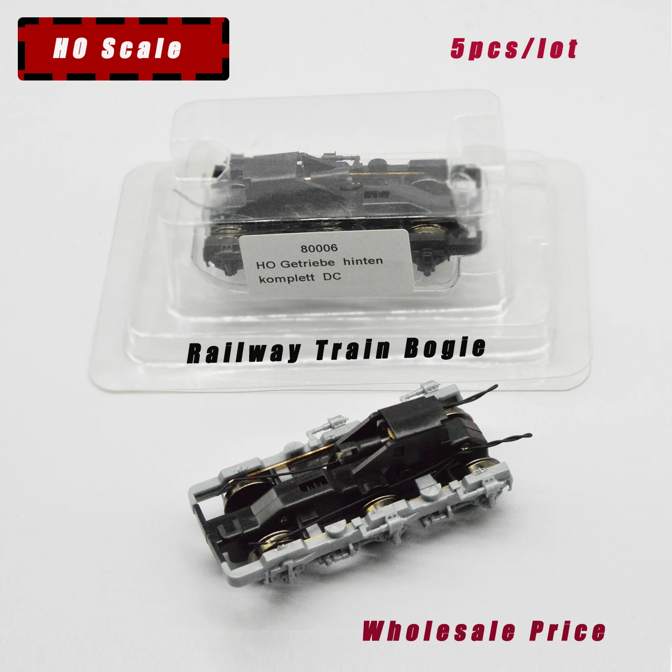 

5pcs Ho Scale Chassis Bogie Model 1:87 DC Universal Train Undercarriage Kit DIY Modeling Railway Train Accessories Without Motor