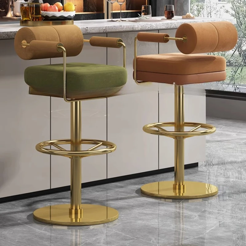 

Adjustable Folding Bar Stools Swivel Metal Velvet Gold Bar Stools Wrought Base Mainstays Para Maquillaje Living Room Furniture