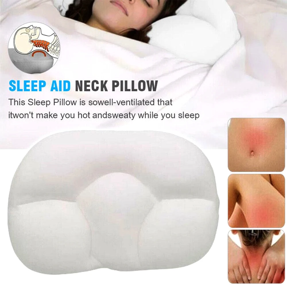 1PC Body Massager All-round Sleep Pillow Neck Massager Sleeping Memory Foam Egg Shaped Head Massage Cushion Head Massager Health