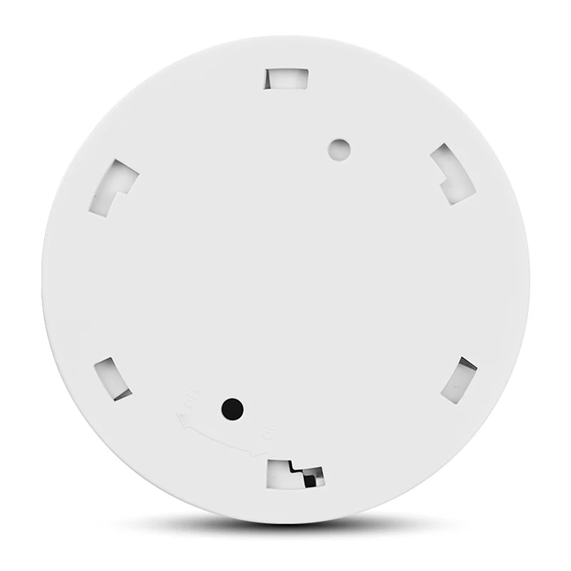 جهاز إنذار أول أكسيد الكربون المشترك وكاشف الدخان ، مستشعر 2 في 1 ، حماية أمنية ، إنذار صوتي ، أبيض للمنزل ، 1.