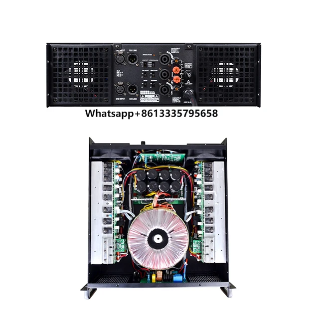 

1600w 2ch 2 Two Channel 3U Class h Professional Transformer Receiver Driver Power Stk Ic Audio Amplifier