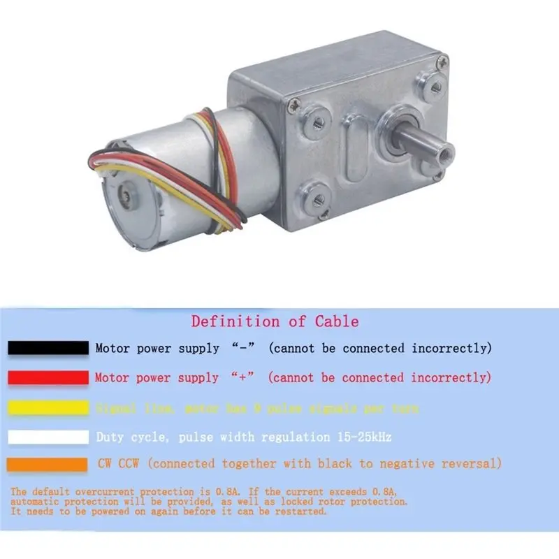 A27F-Turbine Worm Gear Motor Self-Locking Gear Motor Self-Locking All Metal Gear Motor All Metal Gear Motor