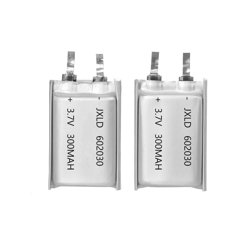 buy more will cheap 300mAh capacity 602030 3.7V polymer lithium battery, lithium battery, Bluetooth earphone lighting fixture