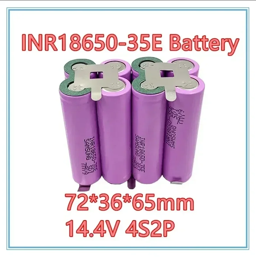 3 s1p 3 s2p 4 s2p 4s1p 5s1p 5 s2p 6 s1p 8,4v 3,7V 10,8 V 16,8V 18v 35e Akku 3500mAh Akku für 18V Schrauben dreher Batterie