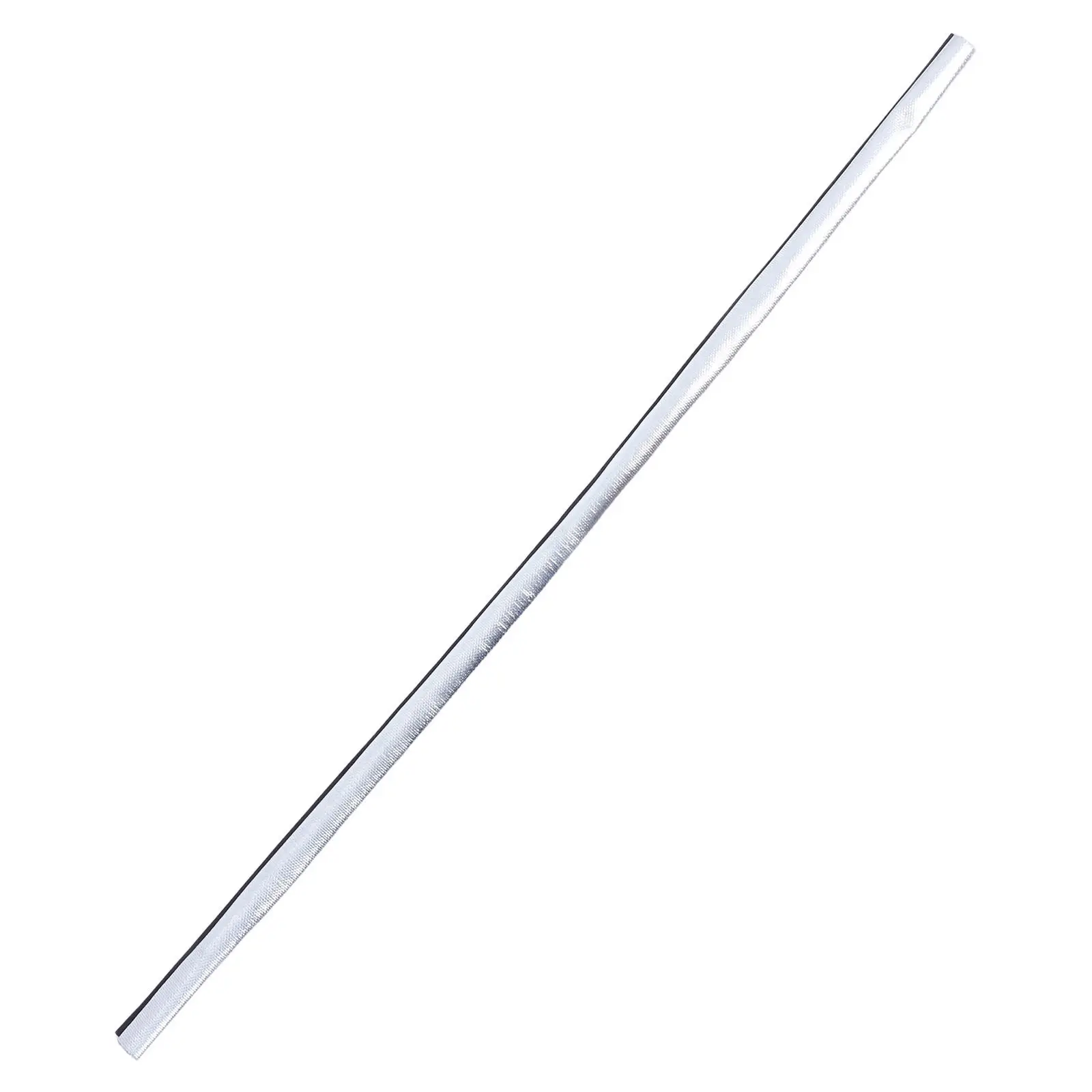 Aluminized Heat Sleeve Fireproof Insulation Wrap Hook Loop Closure High Temp Durability Anti Aging Metal Splash Protection 15Mm