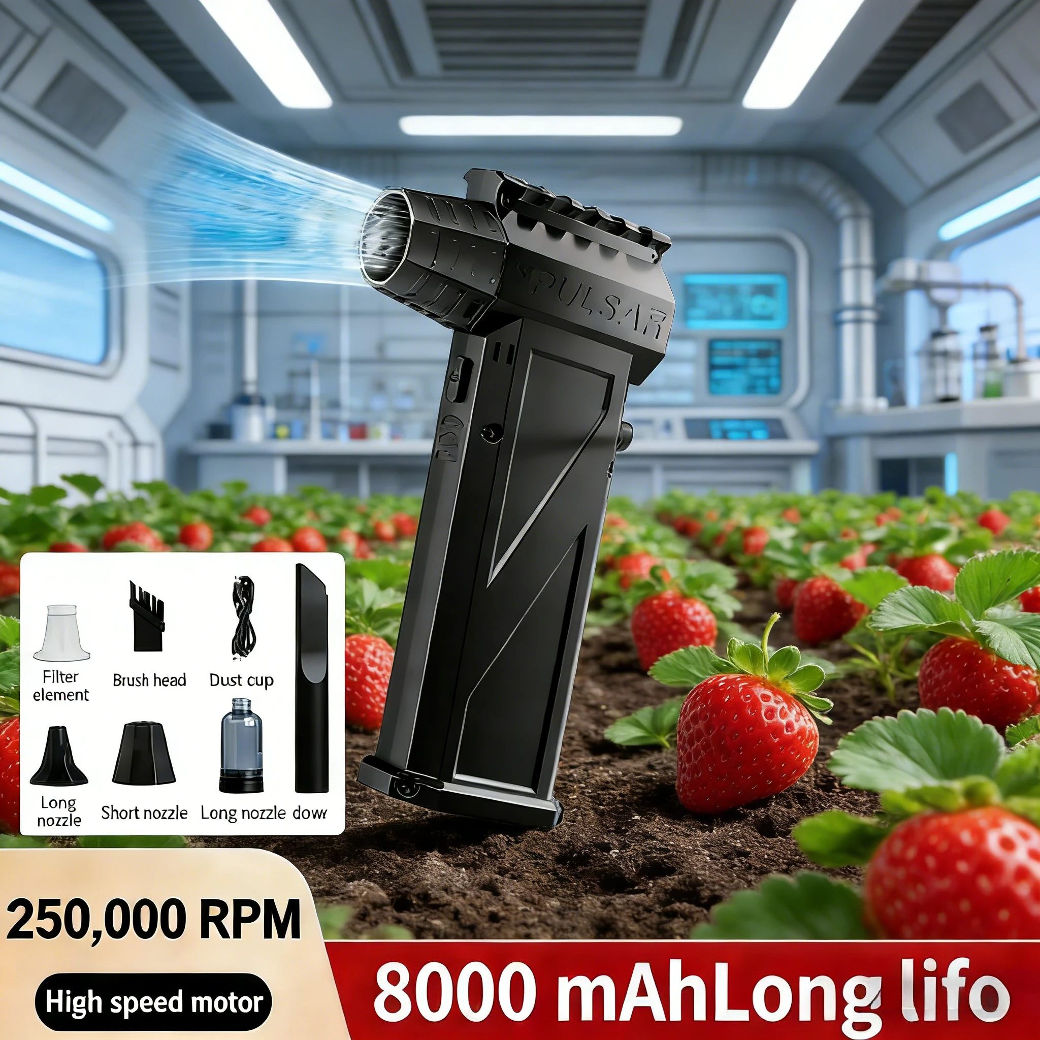 

New X3Pro TurboJet Blower | 250K RPM 52m/s Super Wind 8000mAh Long-Life